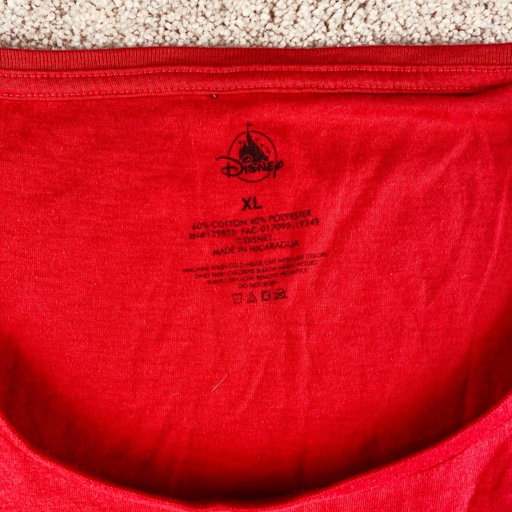 Disney World 2020 Lunar New Year Mickey Minnie Dragon Red T-Shirt XL Womens - Picture 4 of 7
